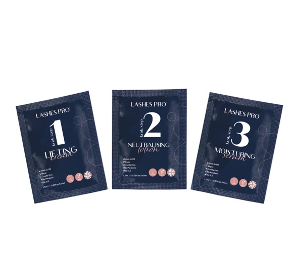 Lash lift sada 3 sáčků ( Krok 1, 2, 3 )