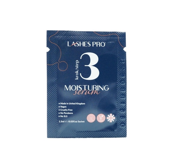Lash lifting Moisturing Serum Krok 3